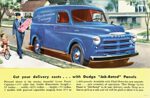 1950 Dodge _Job-Rated_ Panel Truck. Cut your delivery costs