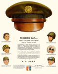 1950 Thinking Cap... Today's Army needs men of Action who are Thinkers as well. U.S. Army