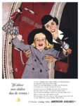 1950 We deliver more children than the Stork! American Airlines