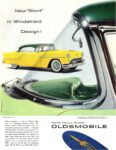 1954 Oldsmobile Super '88' Holiday Coupe. New 'Slant' in Windshield Design!