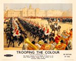 1955 Trooping The Colour. British Railways