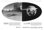 1956 Supersonic Shadow. Space Silhouette. North American Aviation