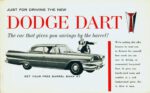 1960 Dodge Dart 2-Door Sedan. The car that gives you savings by the barrel!