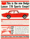 1962 Dodge Lancer 770 Sports Coupe