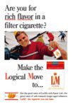 1965 Are you for rich flavor in a filter cigarette. Make the Logical Move to... L&M