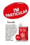 1965 I'm Particular. Naturally. Be Particular. Pall Mall
