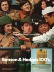 1972 America’s Favorite Cigarette Break. Benson & Hedges 100’s