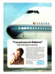 1982 ‘I’ve put you on Sabena’ Their First Class is the best. Sabena