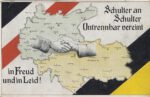 1915 Schulter an Schulter Untrennbar vereint in Freud und in Leid!