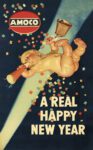 1946 Amoco. A Real Happy New Year