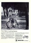 1966 Bridgestone 60 Sport. Now Harry is giving lessons