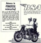 1967 BSA Twin. Advance to Powerful motorcycling!