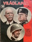 1940 Tolnai Vilaglapja Magazine, Italian ally with Il Duce the King of Italy and Prince Umberto