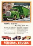 1948 Federal Coal Transport Truck. Federals Have Won... By Costing Less to Run!