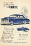 1950 Dodge. Sparkling New Style. Traditional Dependability (Canada)