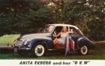 1955 DKW Coupe with Anita Ekberg