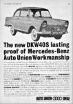 1961 DKW 40S lasting proof of Mercedes-Benz Auto Union Workmanship