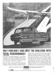 1964 Ford Galaxie. Driving's Changed. Only Ford-Built Cars Meet The Challenge With Total Performance!