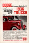 1936 Dodge Trucks. Dodge Economy Leader for 1935