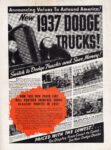 1937 Dodge Trucks. Announcing Values To Astound America!