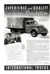 1938 International Trucks. Experience and Quality ... together make Reputation