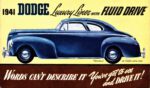 1941 Dodge Custom Club Coupe Luxury Liner with Fluid Drive