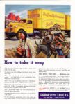 1947 Dodge Truck Tractor-Trailer. How to take it easy