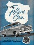 1952 Ford Police Cars. Available With The Great Interceptor V-8... Now 125 H.P.!