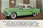 1954 Dodge Royal V-8 Custom 4-Door Sedan