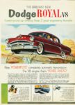 1954 Dodge Royal V8 Sedan Ad (Canada)