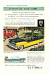 1955 Ford Fairlane Models. America's New Buying Habit. Fords By The Pair