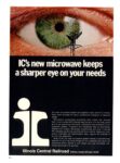 1969 IC's new microwave keeps a sharper eye on your needs. Illinois Central Railroad