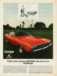 1971 Dodge Challenger. That's some groovy, affordable new price, too.