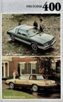 1982 Dodge 400 & 400LS Two-Door Sedans