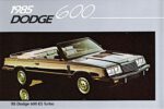 1985 Dodge 600 ES Turbo Convertible