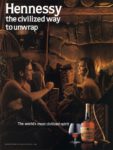 1986 Hennessy the civilized way to unwrap