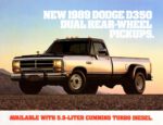 1989 Dodge D350 Dual Rear-Wheel Pickups